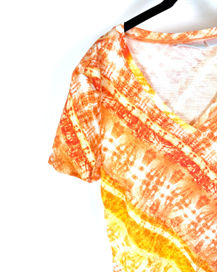 Orange Tie-Dye T-Shirt - Size 6/8