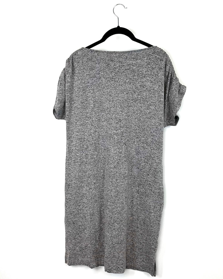 Heather Gray and Pink Lounge Dress - Size 6-8