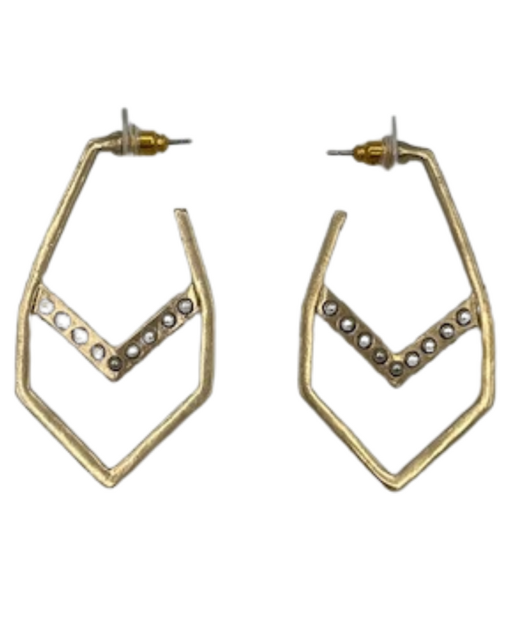 Gold Geometric Earrings