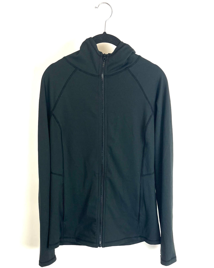 Black Define Hooded Jacket - Small