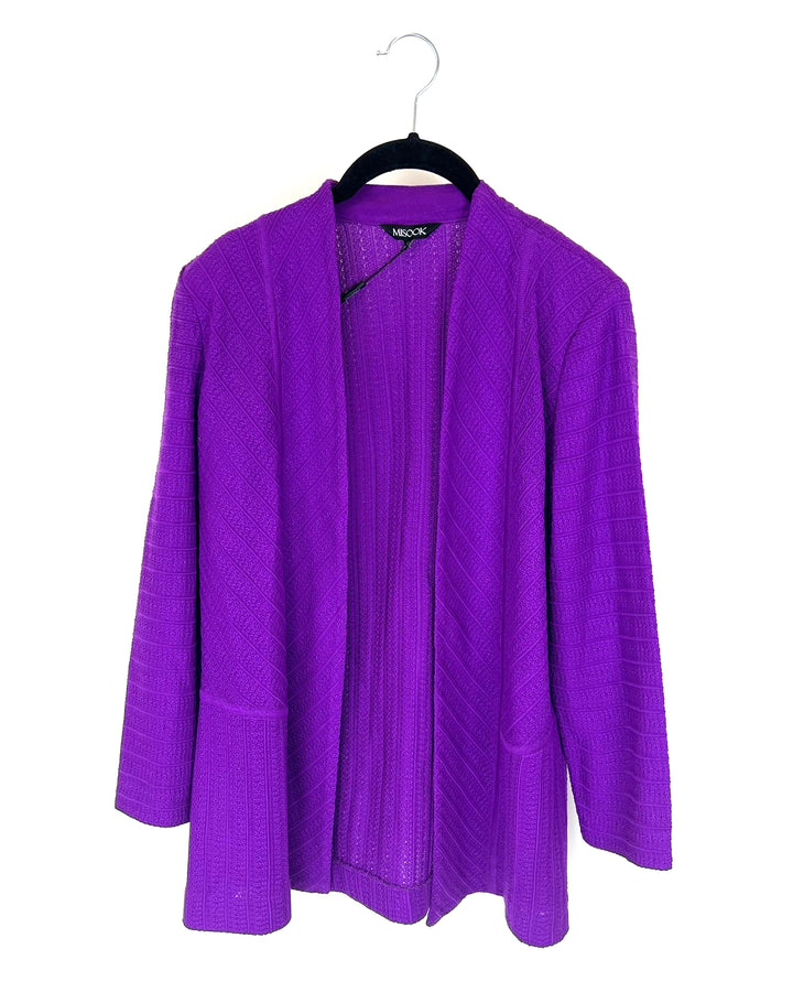Purple Cardigan - Size 2/4