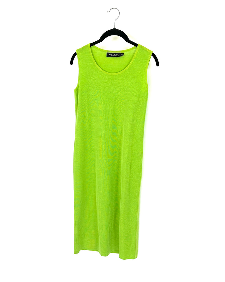 Light Green Knit Dress - Size 2-4