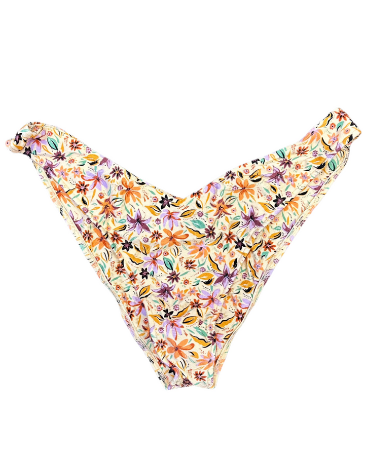 Light Orange High Cut Bikini Bottom - Extra Large