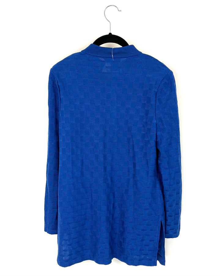 Blue Sheer Knit Cardigan - Size 2/4