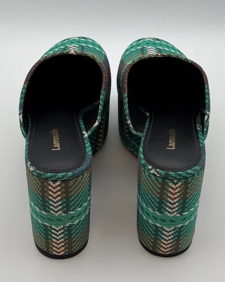 Greed Tweed Platform Clog - Size 8.5