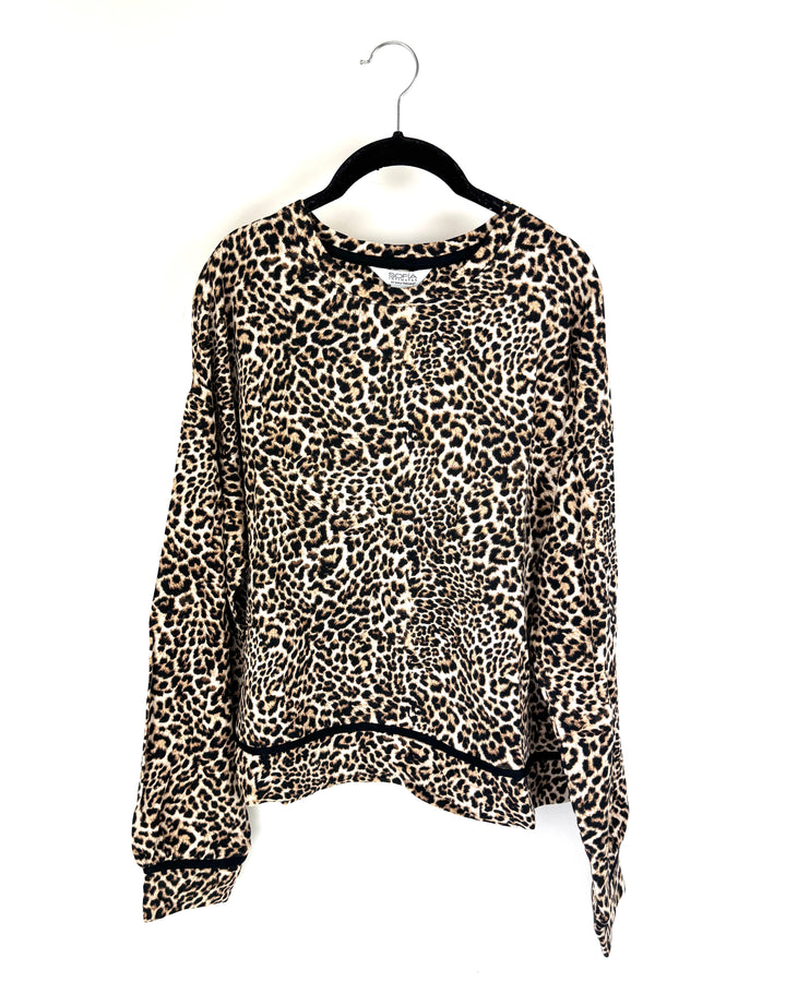 Brown Cheetah Print Lounge Set - Small