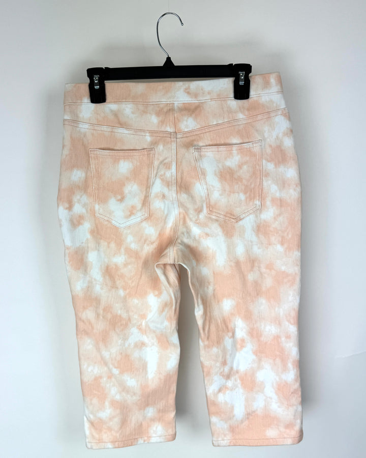 Orange Ombre Denim Capri Pants - Size 6