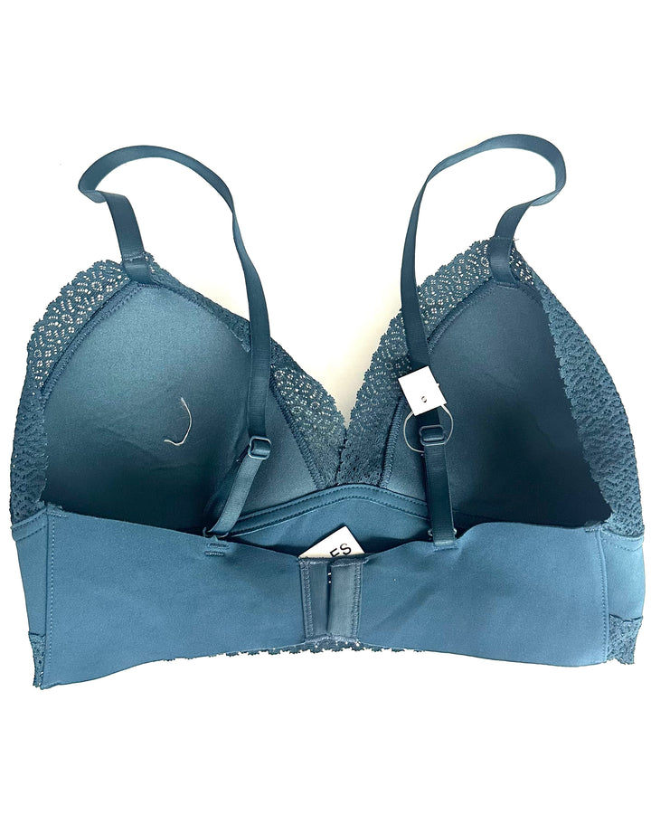 Dark Teal Padded Bralette - Small