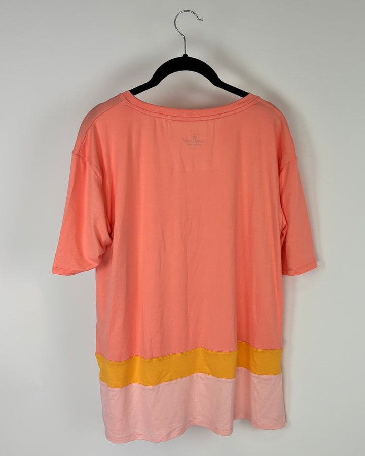 Orange Tie Dye Pajama Set - Size 6/8