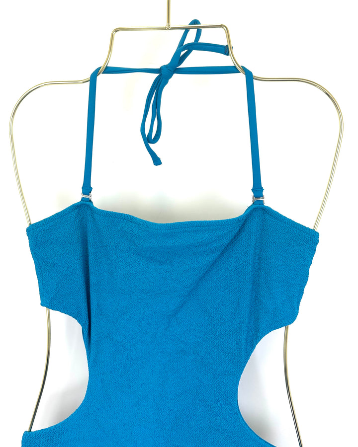 Dark Teal One Piece Swimsuit - M, L, XL, XXL