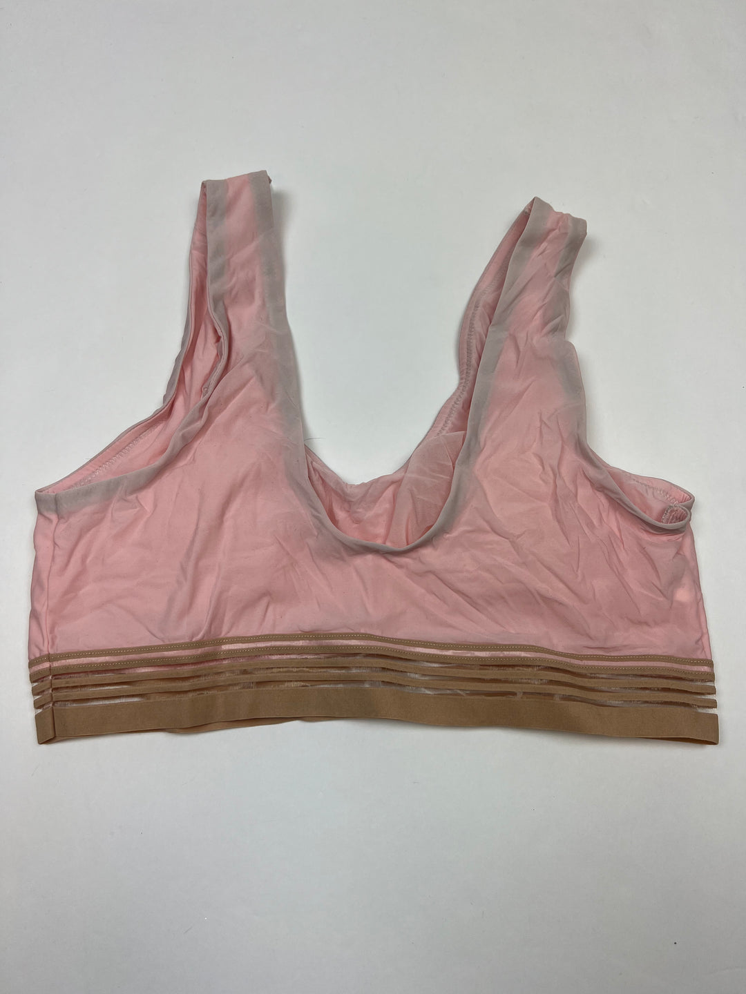 Pink and Tan Bralette - Small and Medium