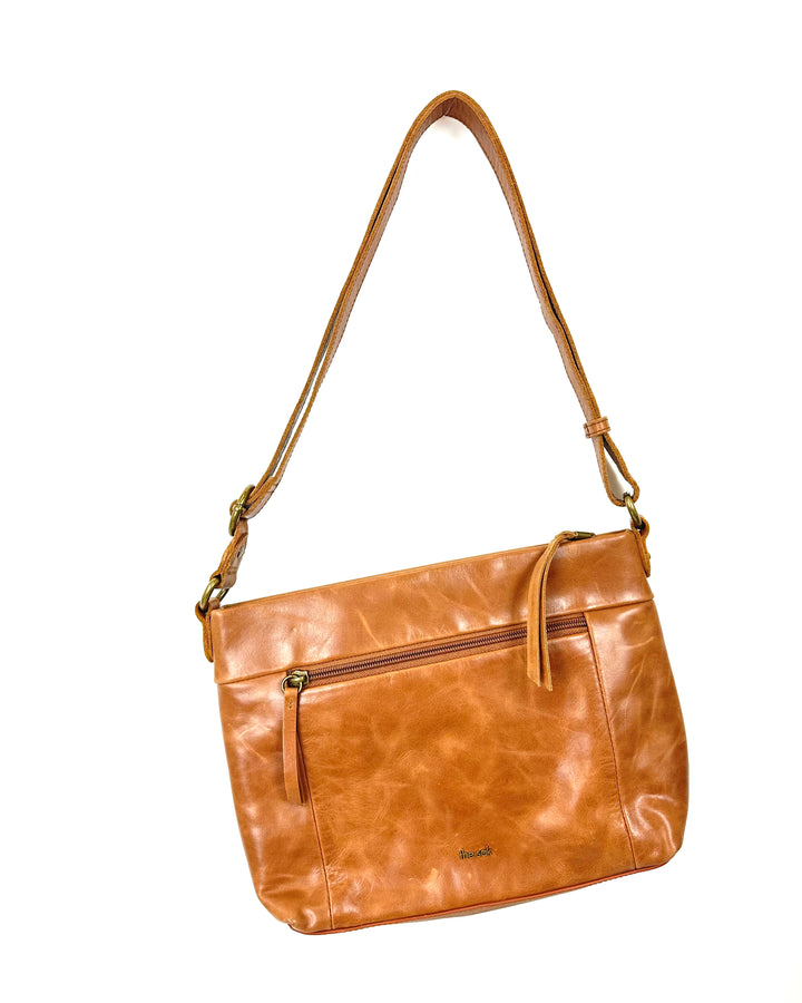 Brown Leather Shoulder Bag