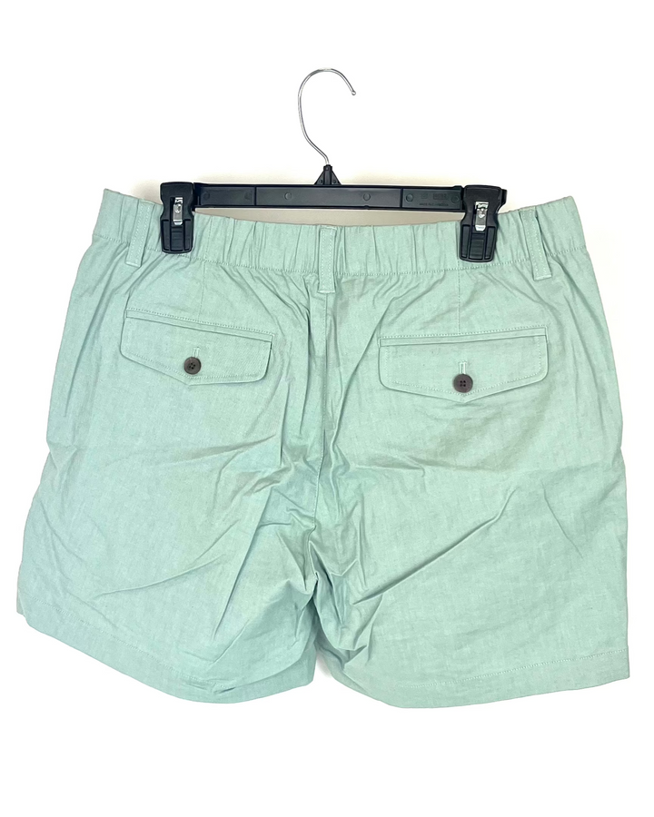 MENS Light Seafoam Green Shorts - Medium 5" and 7" Inseam