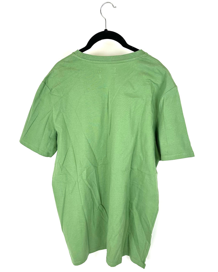 MENS Light Green T-Shirt - Medium