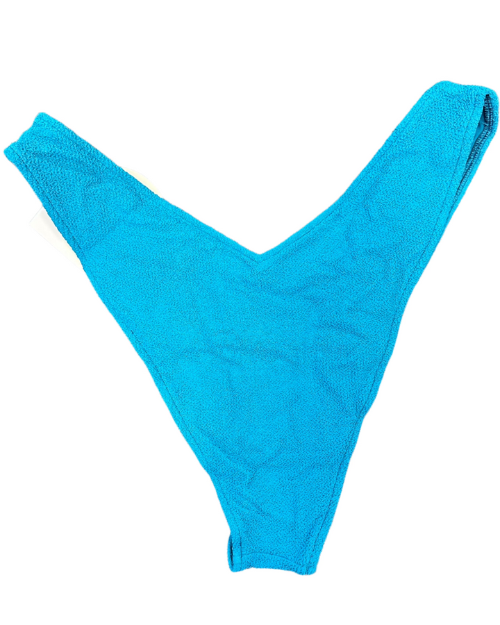 Dark Teal High Cut Bikini Bottom - M and XXL