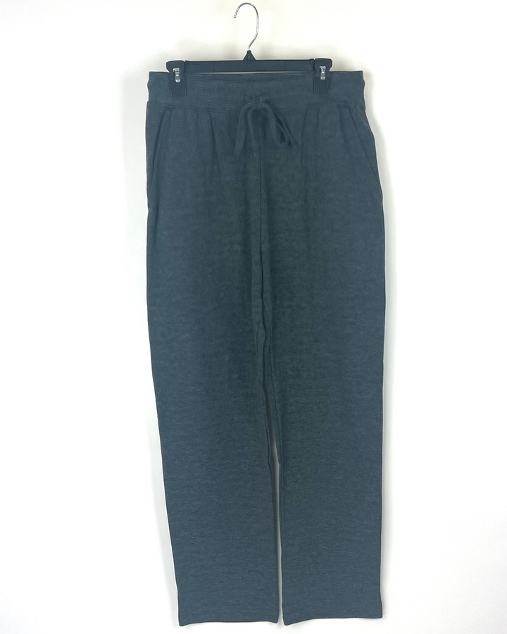 Dark Heathered Grey Straight Leg Sweatpants - Medium