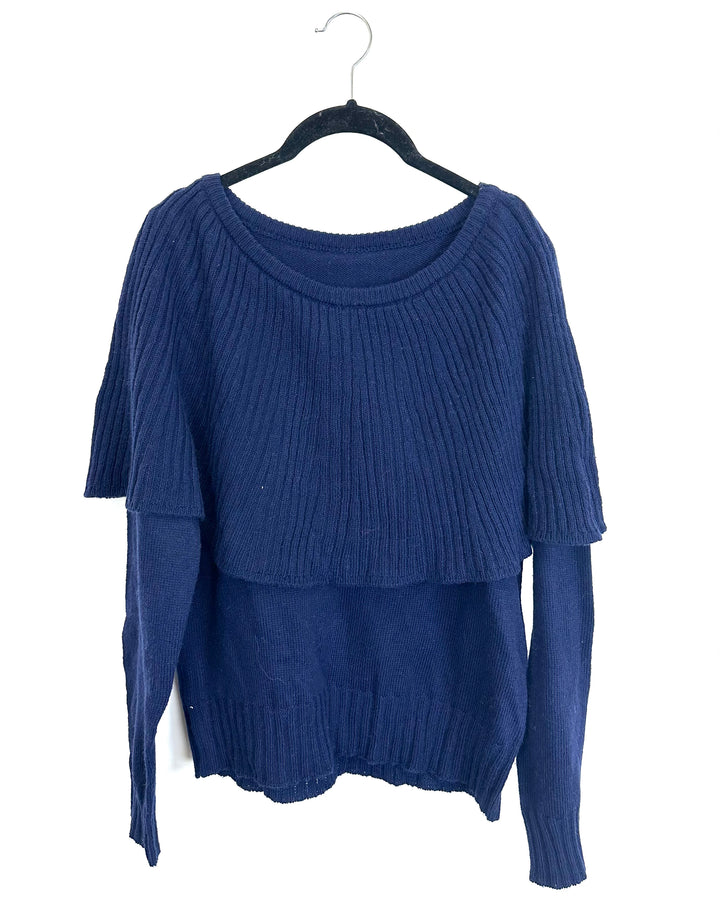 Navy Blue Sweater - Size 4/6