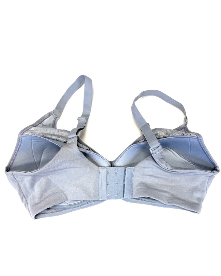 Light Blue Lace Bra - Small