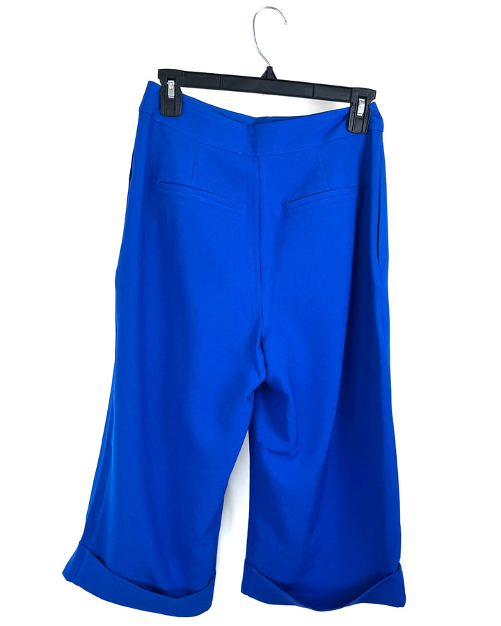 Cobalt Blue Capri Trousers- Size 2