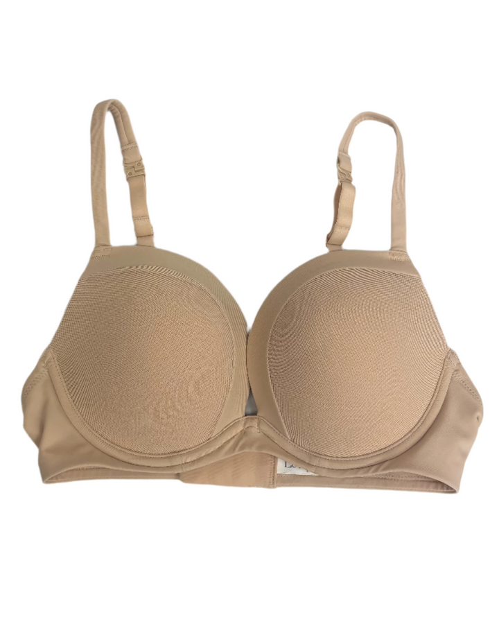 Medium Nude Push Up Mesh Bra- 34B