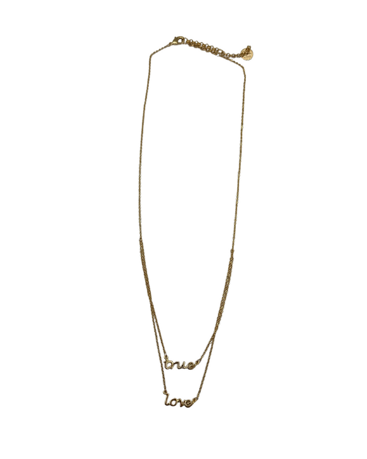 Gold "True Love" Necklace