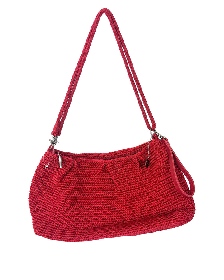Red Crochet Crossbody Bag