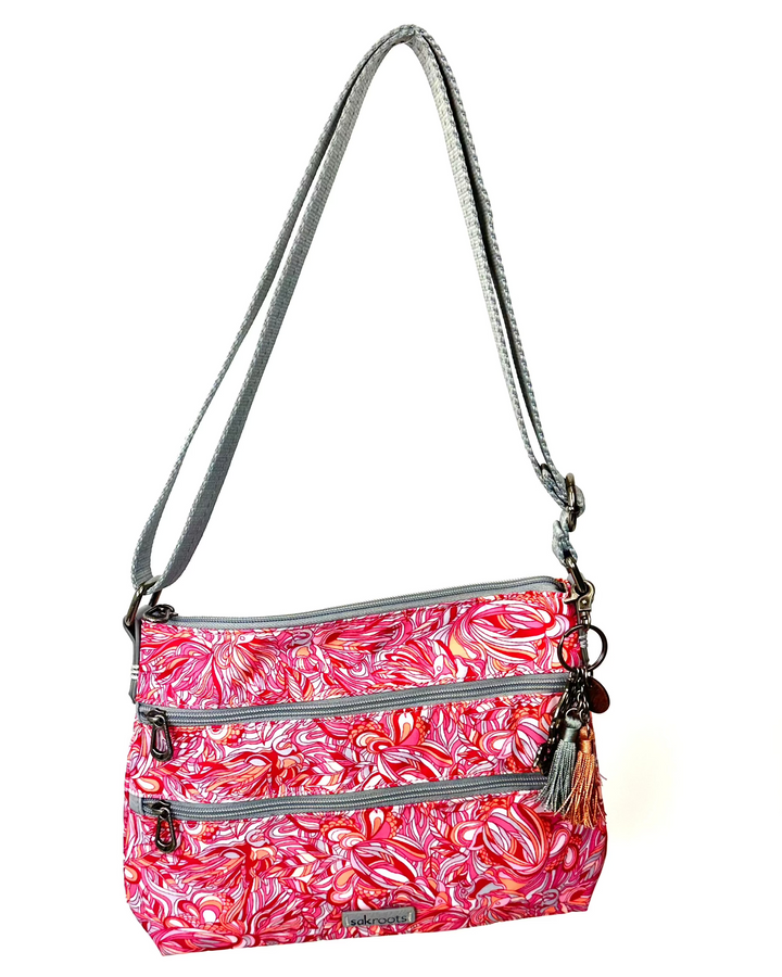 Multi-Pattern Crossbody Bag
