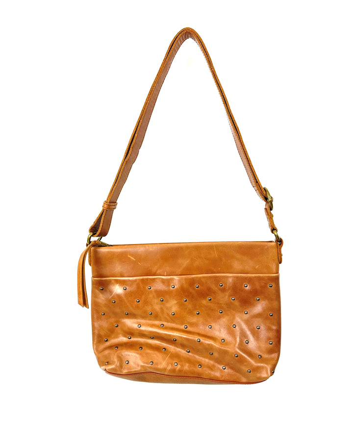 Brown Leather Shoulder Bag