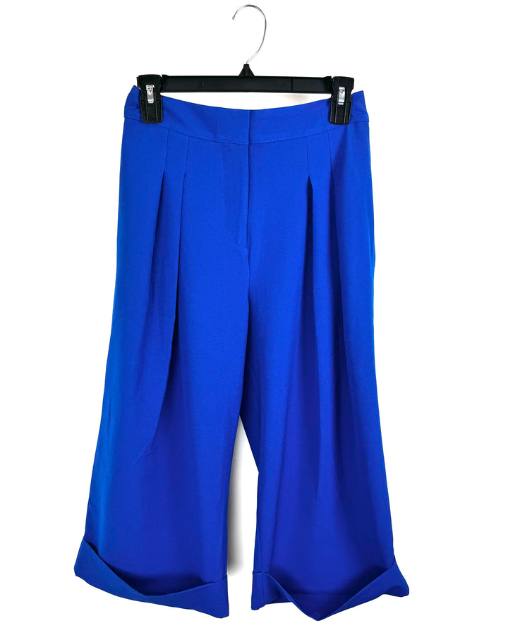 Cobalt Blue Capri Trousers- Size 2