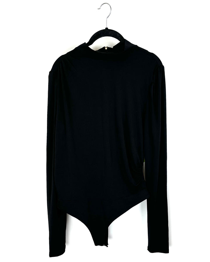 Sleek Black Long Sleeve Bodysuit - 4/6
