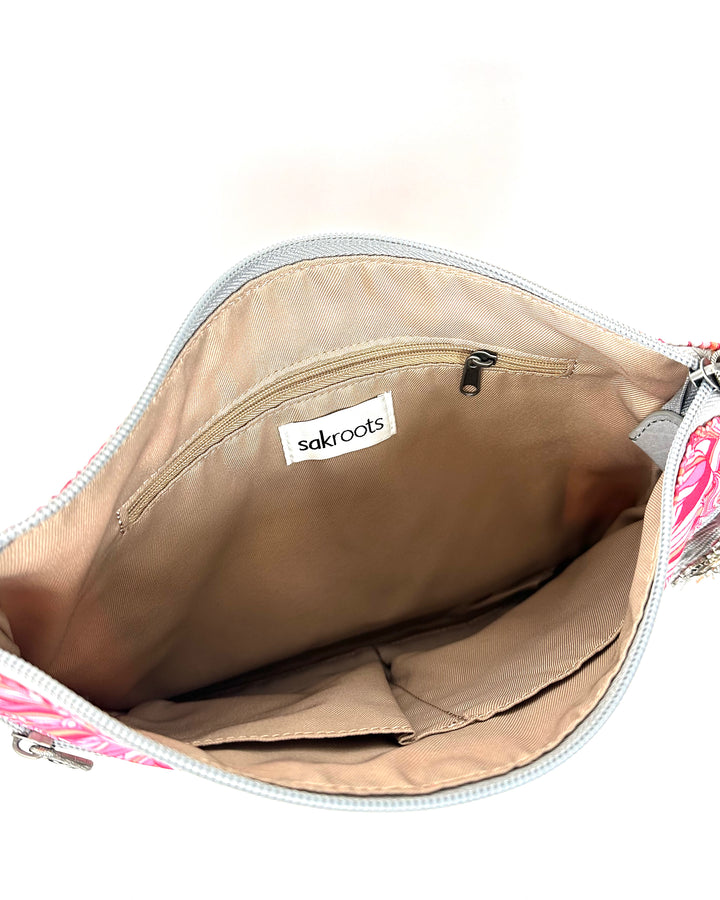 Multi-Pattern Crossbody Bag