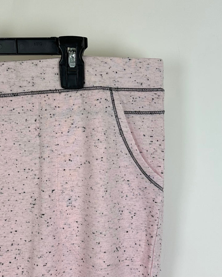 Pink Heather Pajama Pants - XXL