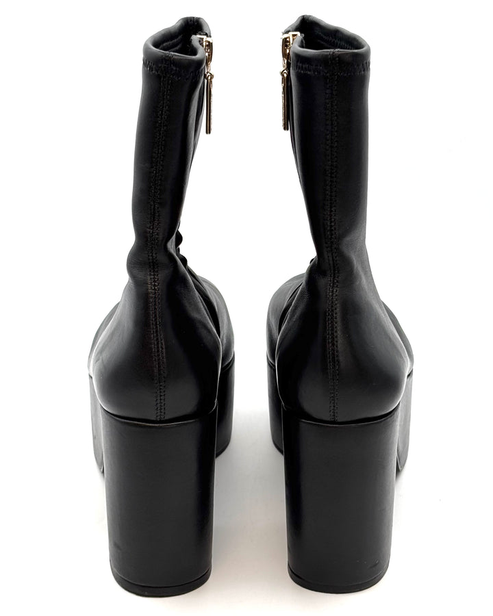 Midnight Black Ultra Platform Booties - Size 8 and 10