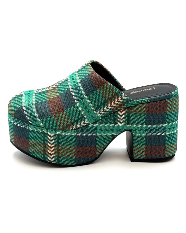Greed Tweed Platform Clog - Size 8.5