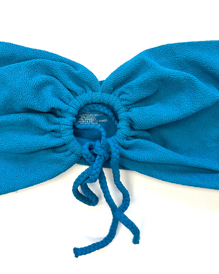 Dark Teal Bandeau Bikini Top - Extra Extra Large