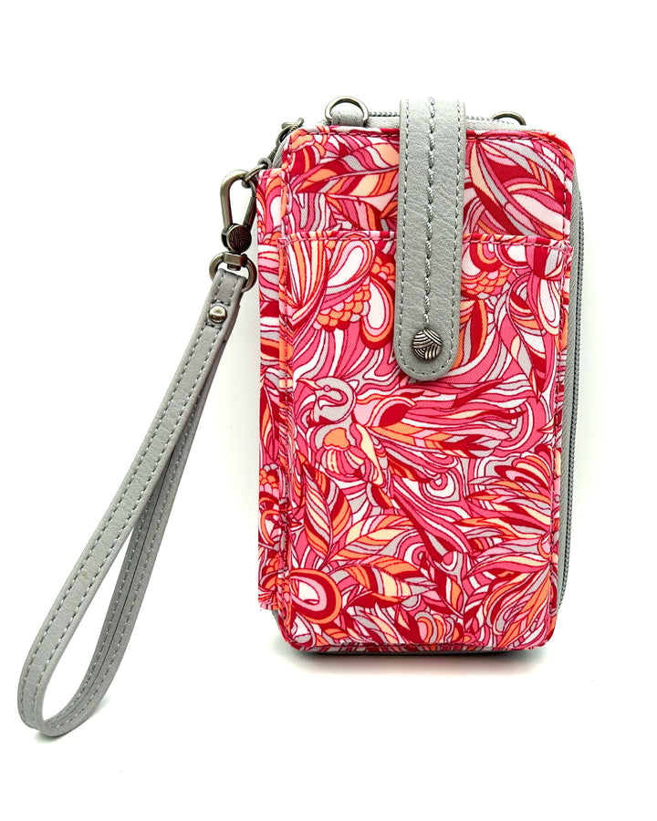 Multi-Pattern Crossbody Wallet / Wristlet