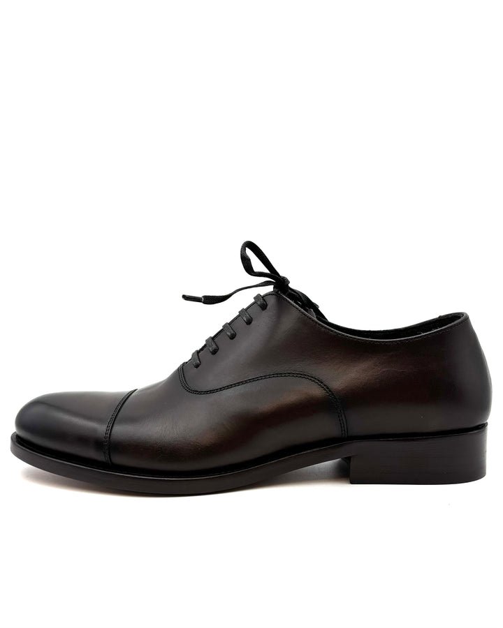 MENS Dark Chocolate Brown Lace Up Dress Shoes - Size 8