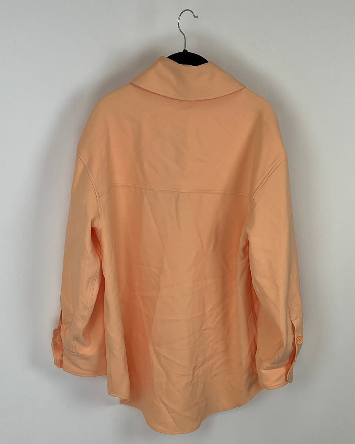 Orange Creamsicle Button Down - Size 6/8 and 10/12