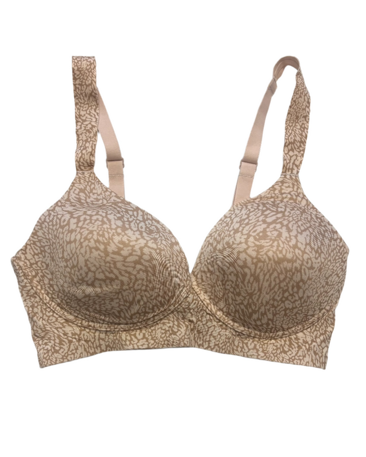 Dark Nude Animal Print Bra- Small