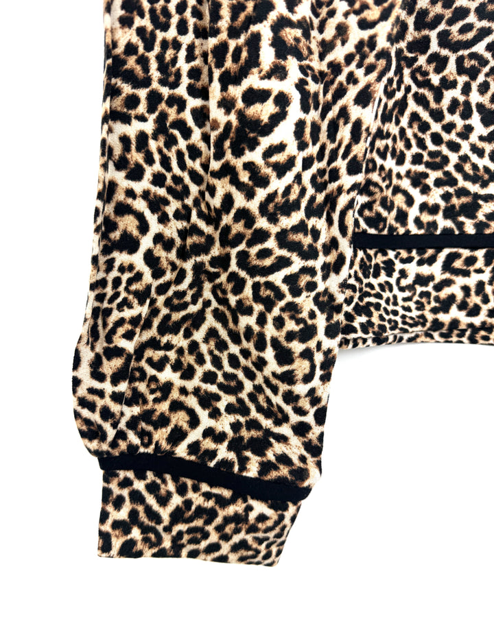 Brown Cheetah Print Lounge Set - Small