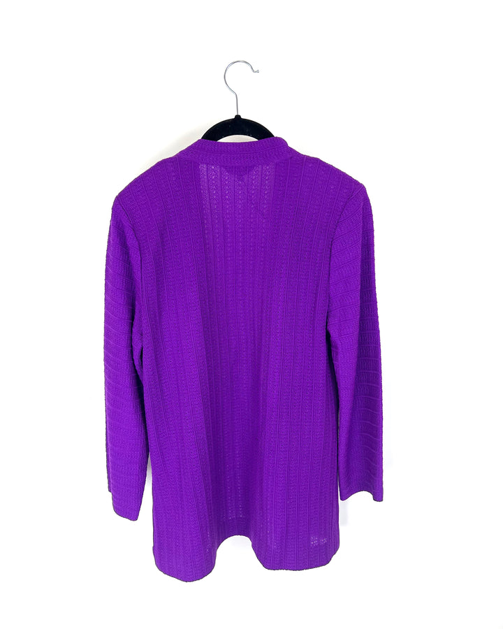 Purple Cardigan - Size 2/4