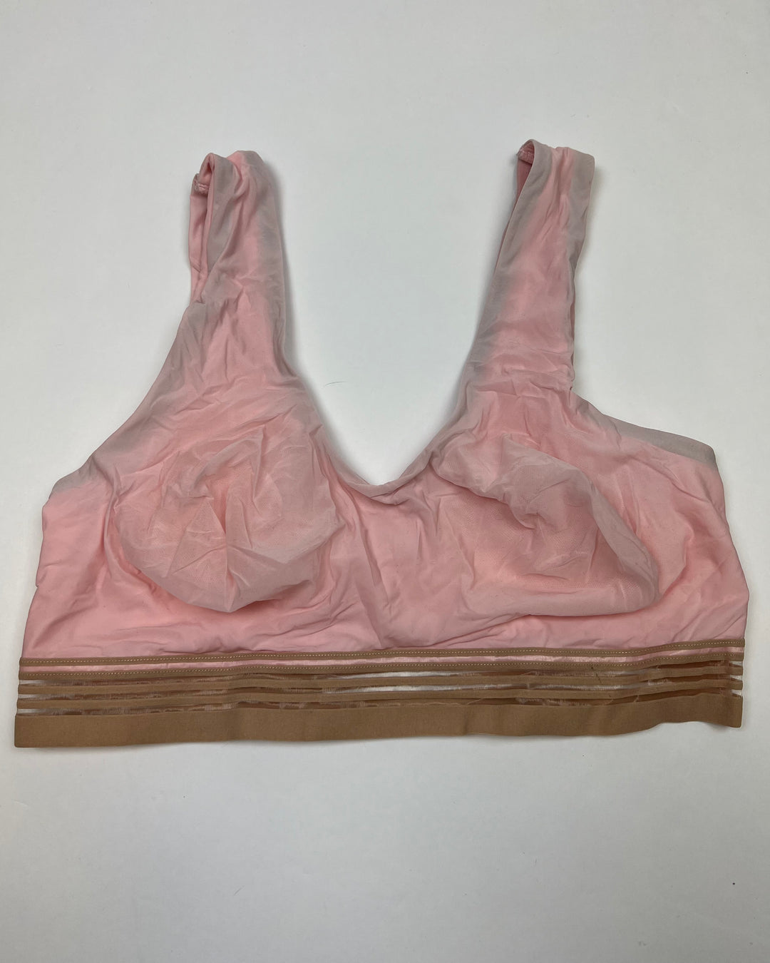 Pink and Tan Bralette - Small and Medium