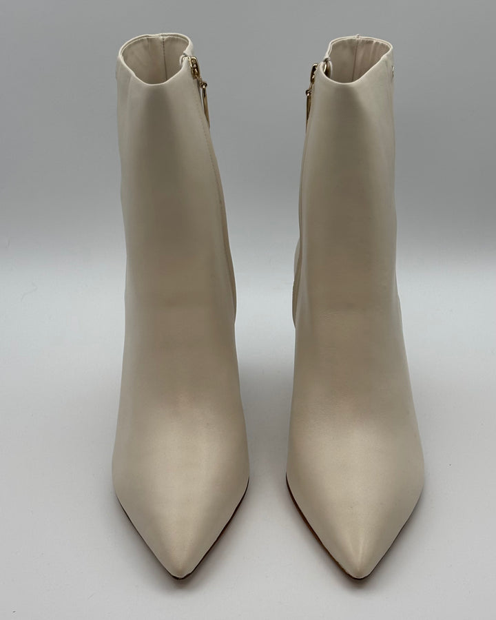 Dark Ivory Pointed Toe Booties - Size 6.5, 9.5 and 10