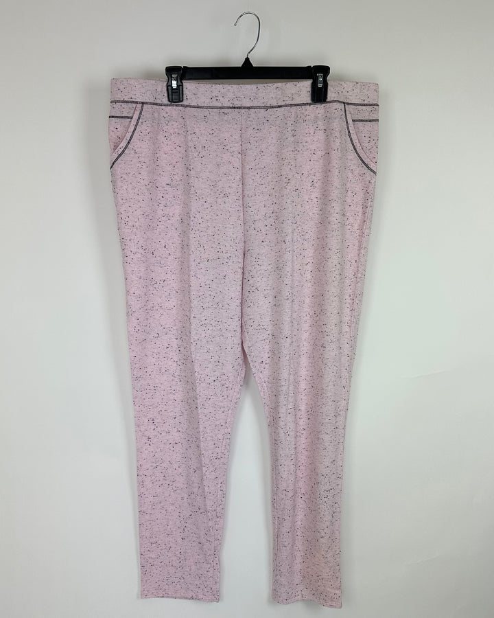 Pink Heather Pajama Pants - XXL