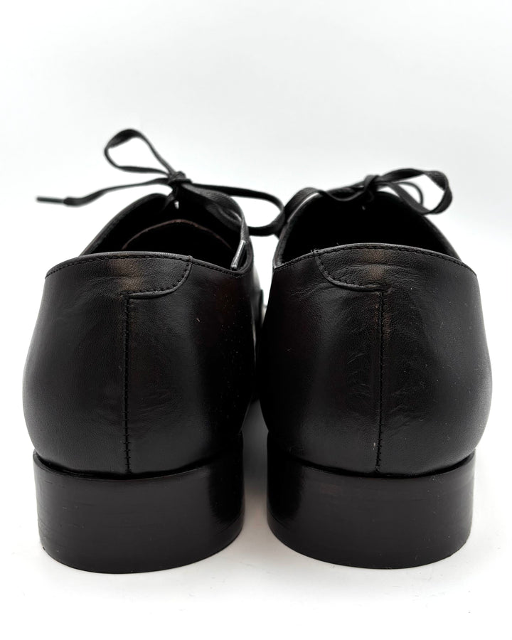 MENS Dark Chocolate Brown Lace Up Dress Shoes - Size 8