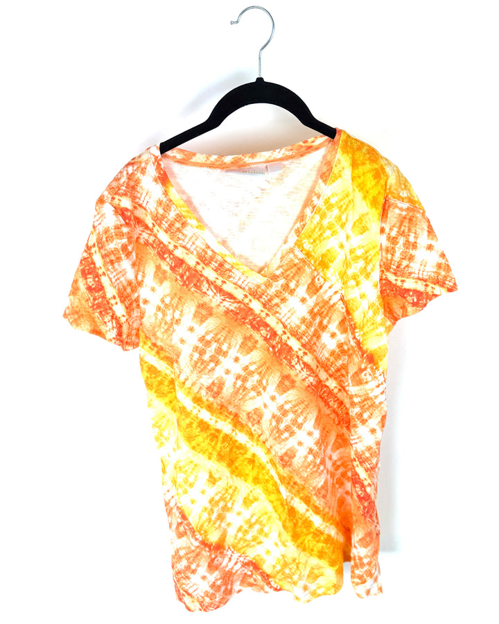 Orange Tie-Dye T-Shirt - Size 6/8