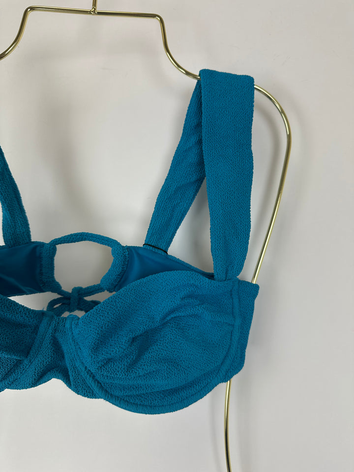 Dark Teal Underwire Bikini Top - S, XL, XXL