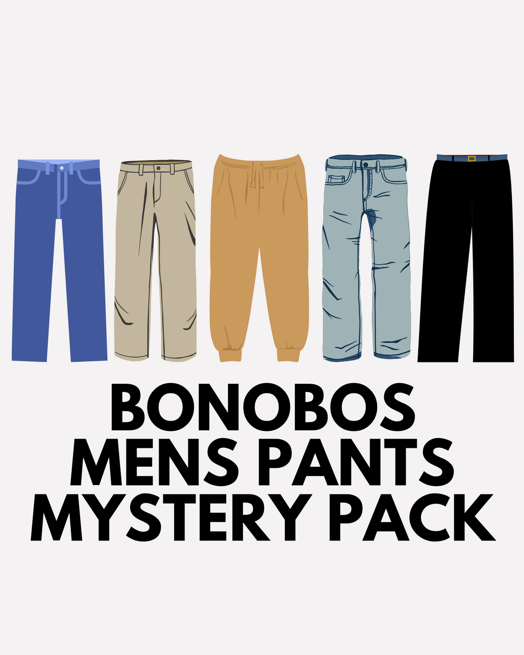 MENS Bonobos 32/32 Pants Mystery Pack
