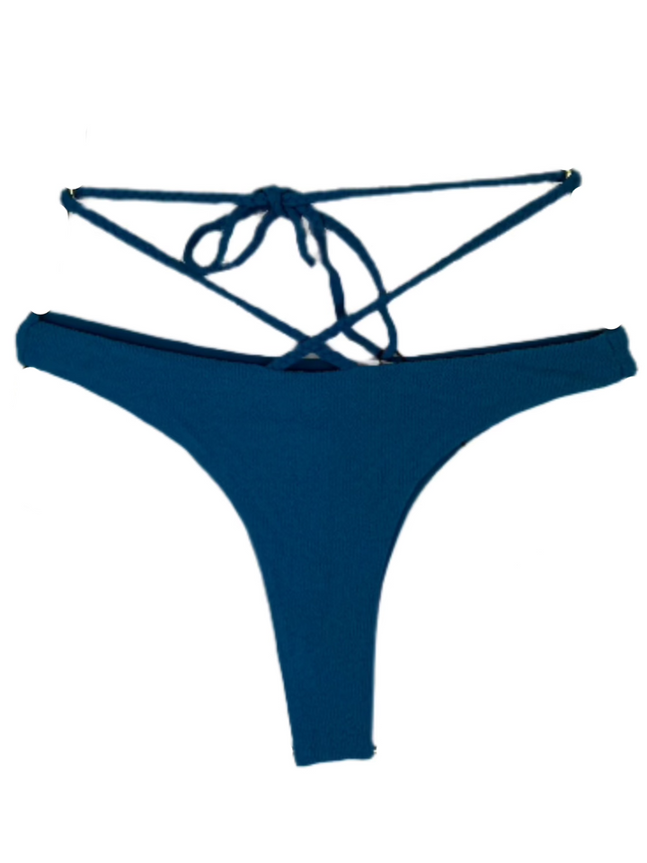 Dark Teal Thong Bikini Bottom - M, L, XL, XXL