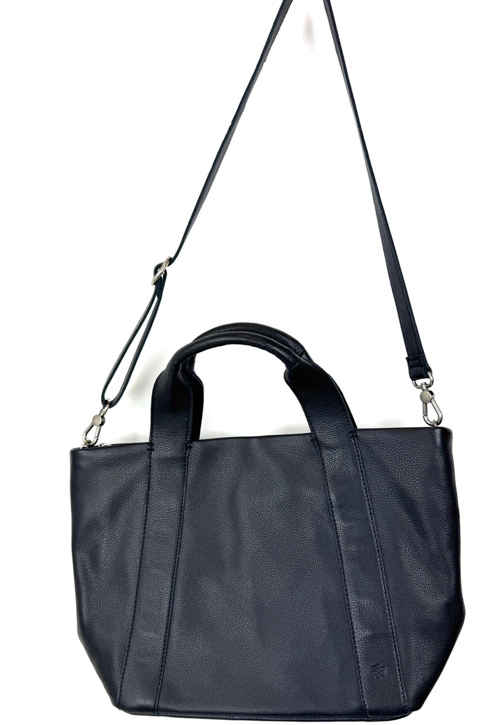 Black Leather Crossbody Bag